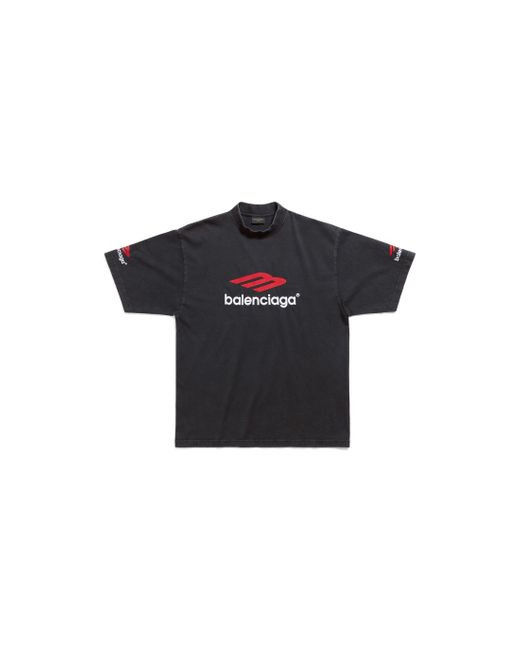 Balenciaga 3b sports icon t-shirt medium fit in Black für Herren