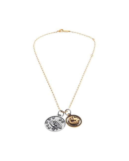 Balenciaga Metallic Horoscope Wassermann-Halskette