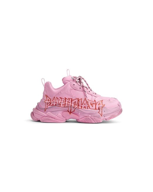 Balenciaga Pink Triple s sneaker diy metal