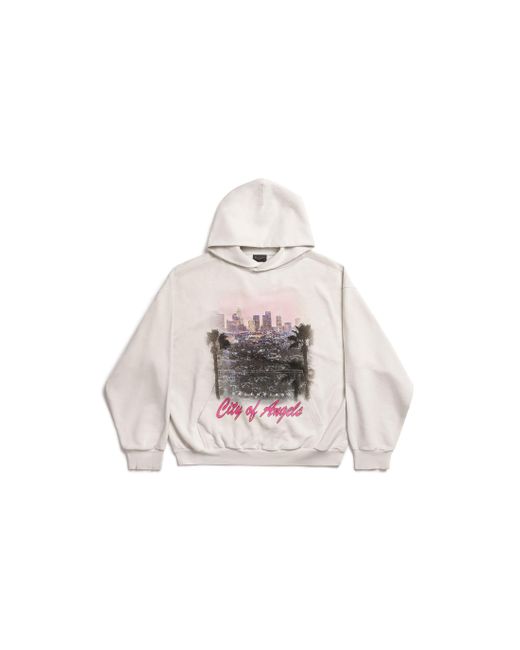 Balenciaga Multicolor City Of Angels Hoodie Medium Fit for men