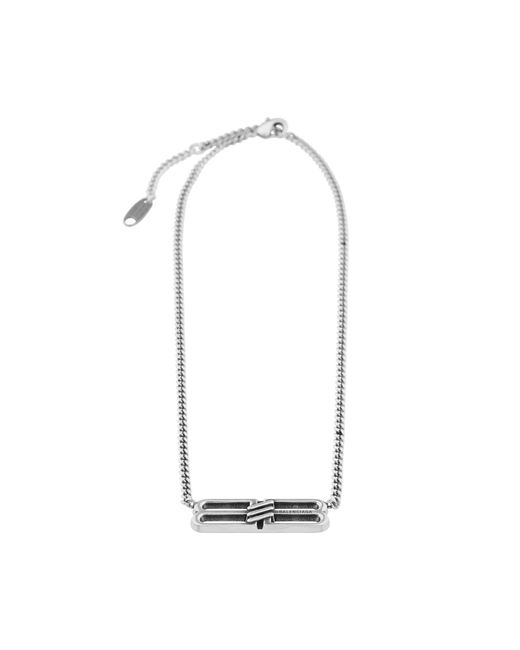Collana Bb Icon di Balenciaga in Metallic