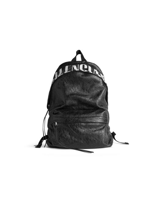 Balenciaga Black Editor Backpack for men