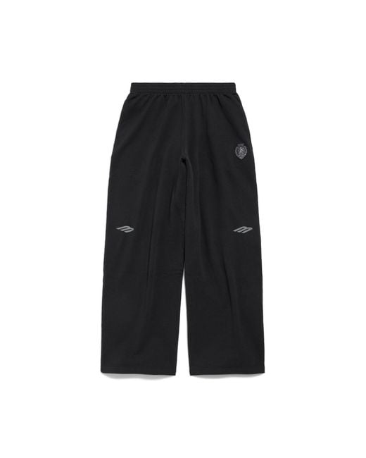 Balenciaga Black 3B Football Baggy Sweatpants for men