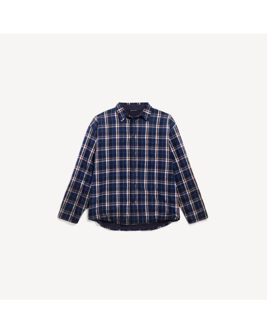 Balenciaga Blue Reversible Shirt for men