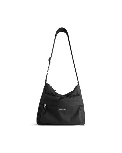Balenciaga Explorer Hobo Messenger-Tasche in Black für Herren