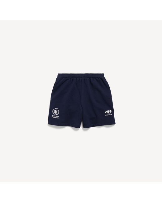 Balenciaga Blue Wfp Shorts for men