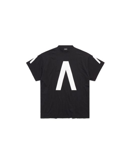 Balenciaga Black Music Archive Series Connected T-shirt Oversized