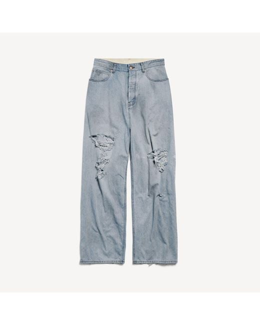 Balenciaga Blue Baggy Pants