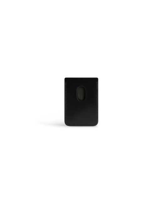 Balenciaga Black Cash Magnet Card Holder Box for men
