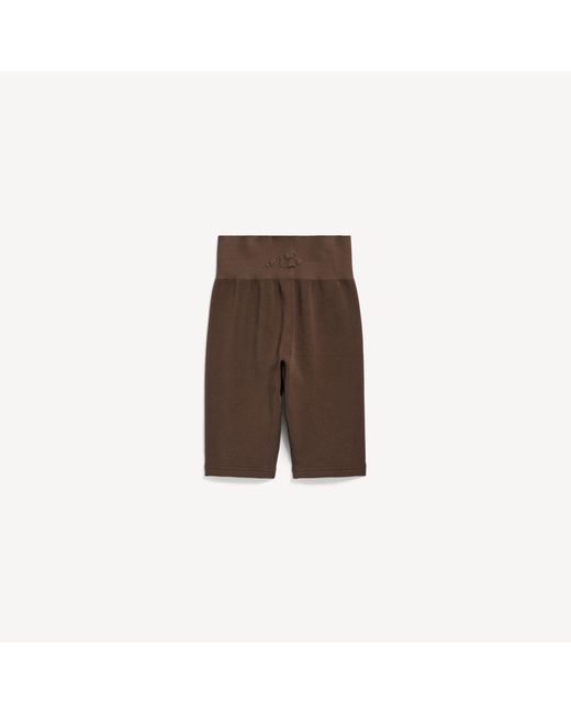 Balenciaga Brown Techwear Seamless Cycling Shorts