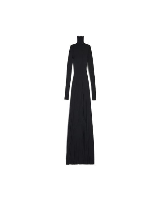 Balenciaga Black Seamless Flat Dress