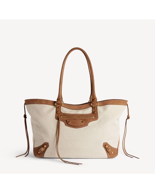 Balenciaga Multicolor Le City Beach Tote Bag Medium