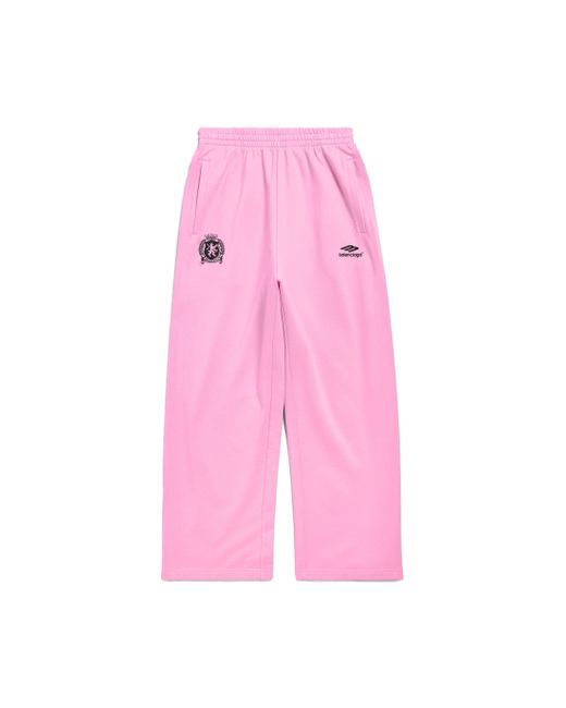 Balenciaga Pink Soccer baggy Sweatpants for men