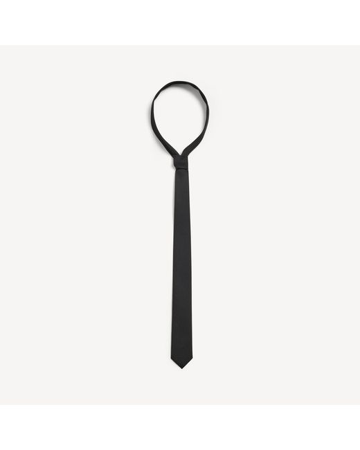 Balenciaga Blue Wool Solid Tie for men