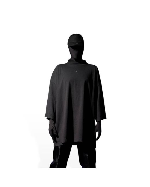 Balenciaga Yeezy Gap Engineered By Logo 3/4 Sleeve Tee in Black | Lyst