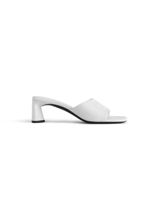 Balenciaga White Duty free 60 mm sandale