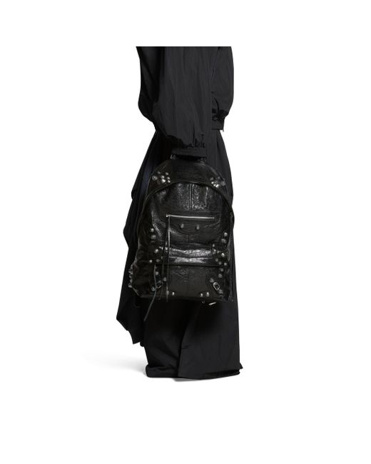 Balenciaga Black Le Cagole Backpack for men