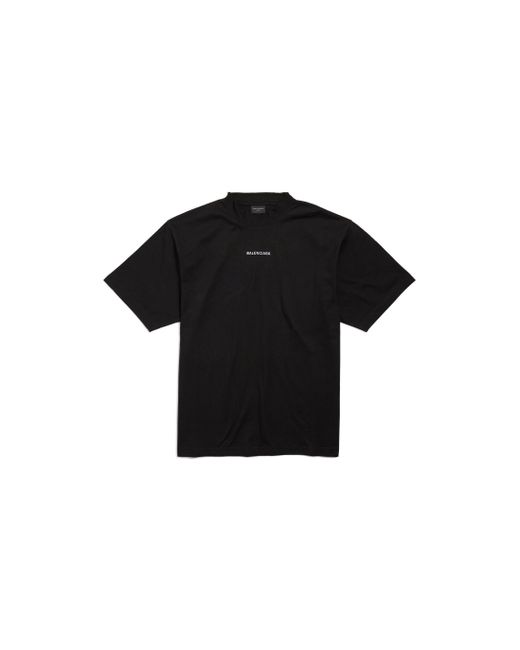 Balenciaga Black New Back T-Shirt Medium Fit