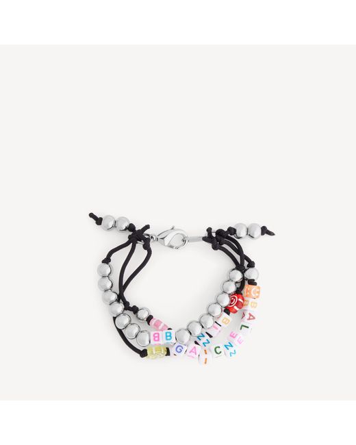 Balenciaga White Charm Bracelet