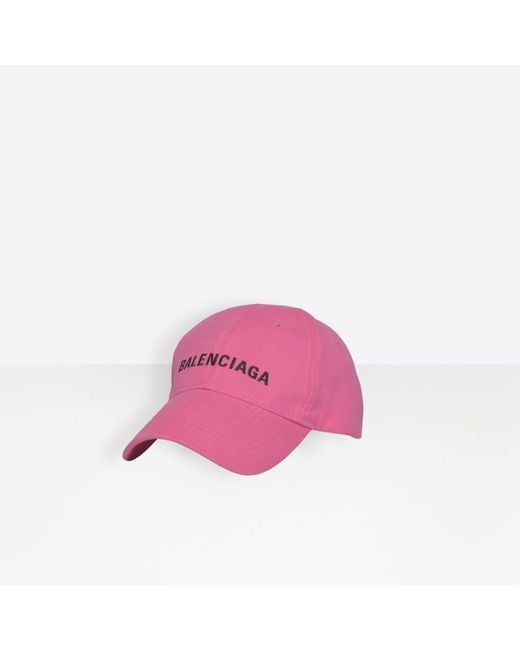pink balenciaga cap
