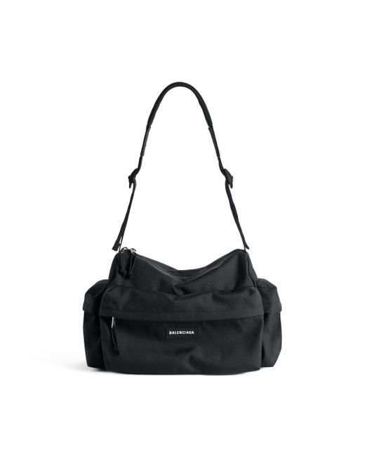 Balenciaga Black Explorer Multipocket Weekender Small for men