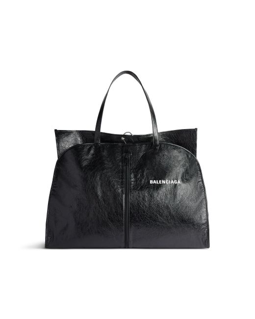 Balenciaga Black Shopper Garment Bag Tote for men