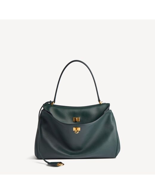 Balenciaga Green Rodeo Handbag Medium