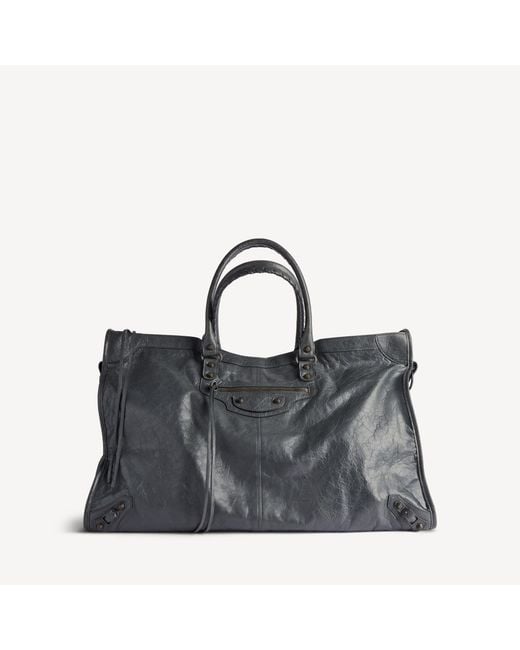 Balenciaga Black Le City Travel Bag for men