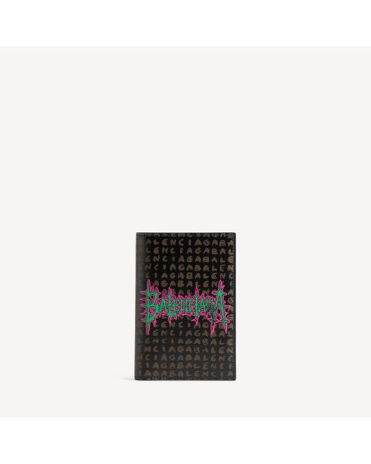 Balenciaga Black Select Passport Holder for men
