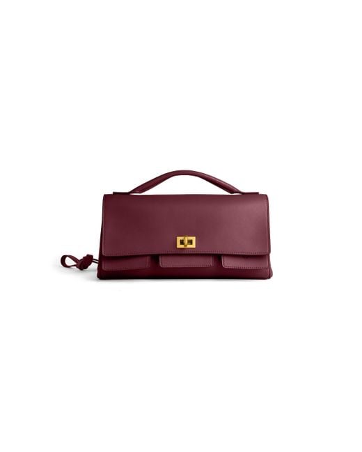 Pochette Bel Air Con Tracolla Piccola di Balenciaga in Purple