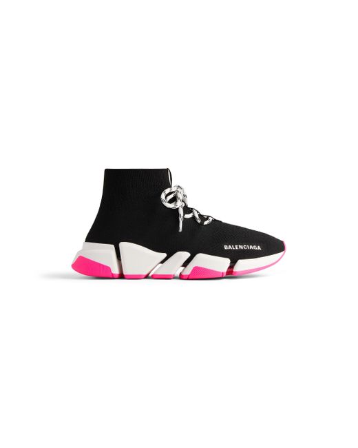Sneaker speed 2.0 lace-up in maglia riciclata di Balenciaga in Black