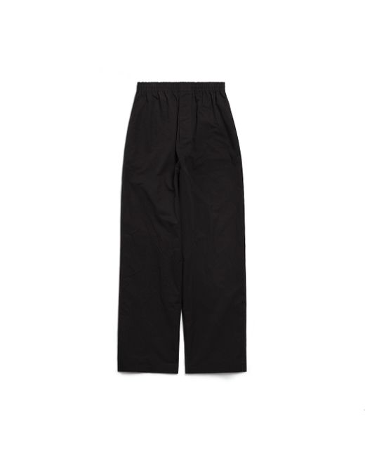 Pantalón pyjama ancho Balenciaga de color Black