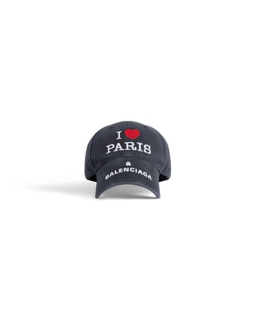 Balenciaga Blue I Love Paris & Cap