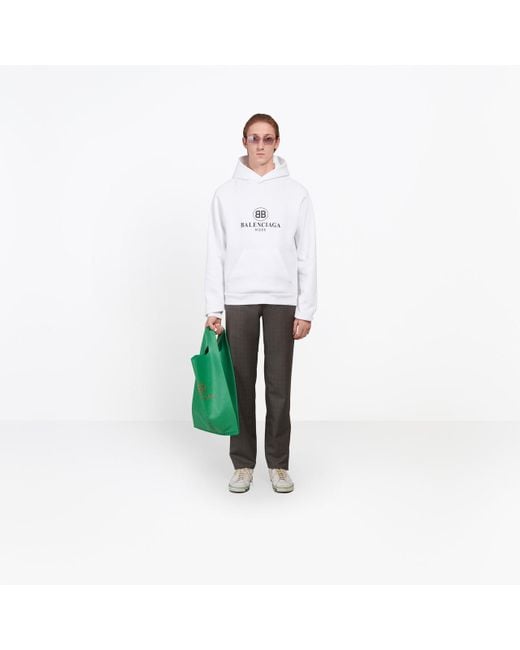 balenciaga mode hoodie white
