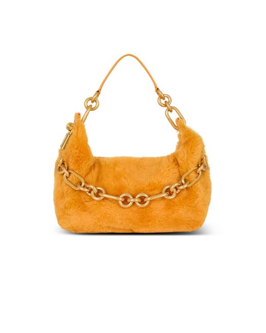 Balmain Orange Medium Sync Bag