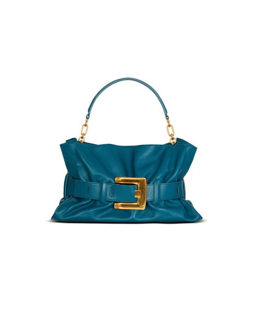 Balmain Blue Medium Anthem Bag