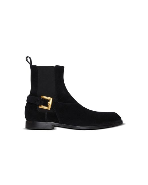 Balmain Black Anthem Chelsea Boots for men