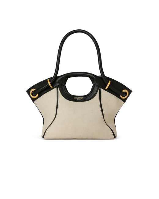 Balmain White Small Tote