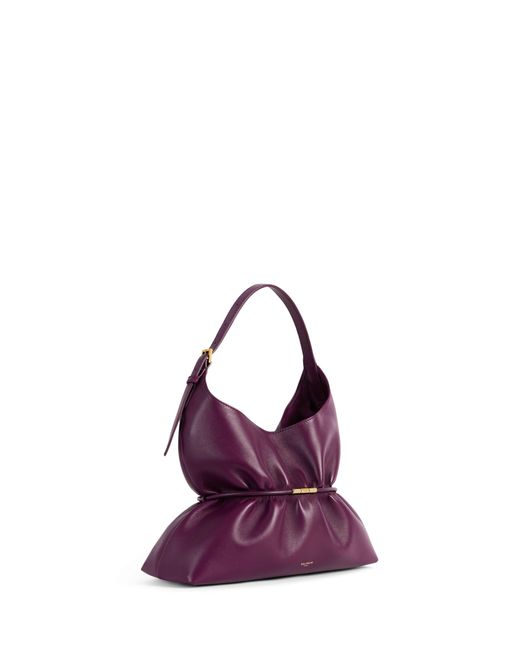 Borsa Sphynx Media di Balmain in Purple
