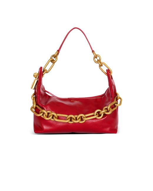 Balmain Red Sync Medium Bag