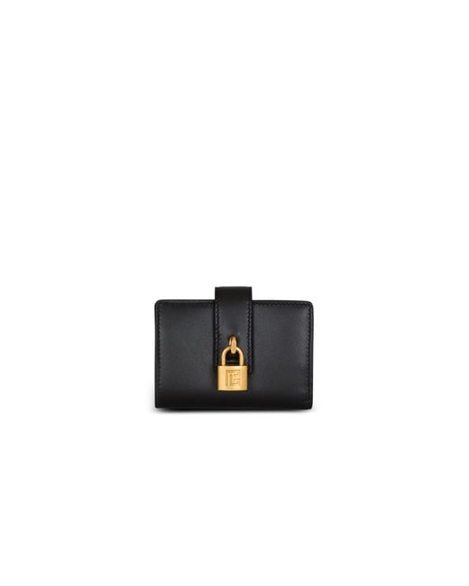 Balmain Black Pulse Leather Purse