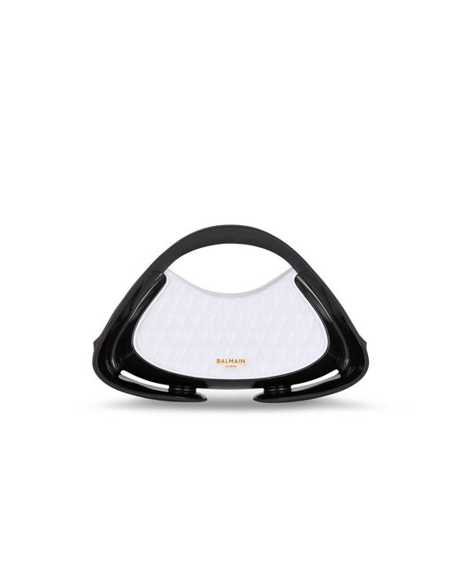 Balmain White Jolie Madame Medium Bag