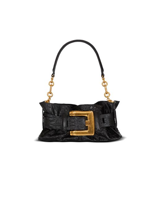 Balmain Black Mini Anthem Bag