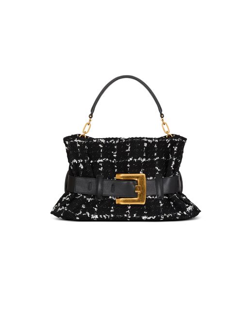 Balmain Black Medium Anthem Bag