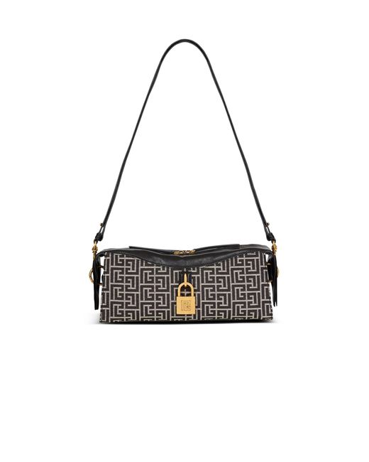 Balmain White Pulse Shoulder Bag for men