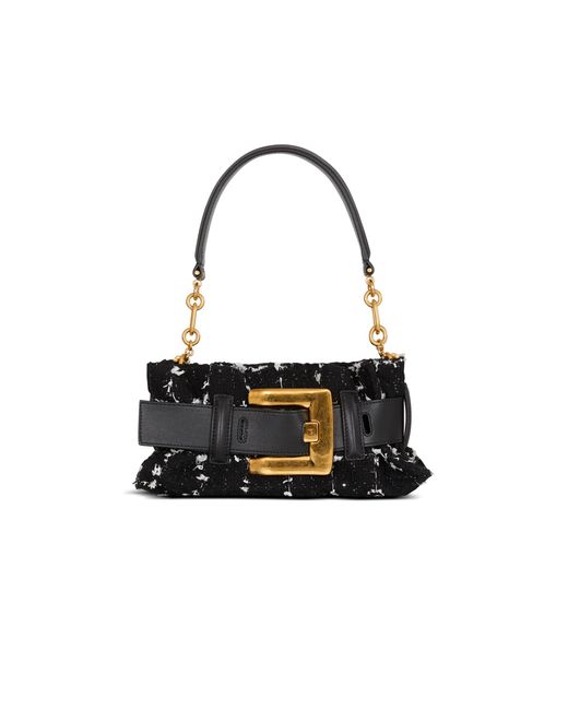 Balmain Black Mini Anthem Bag
