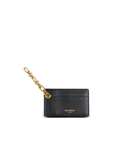 Balmain White Pulse Monogram Jacquard Card Holder