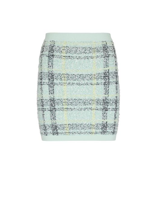 Balmain Blue Short Skirt