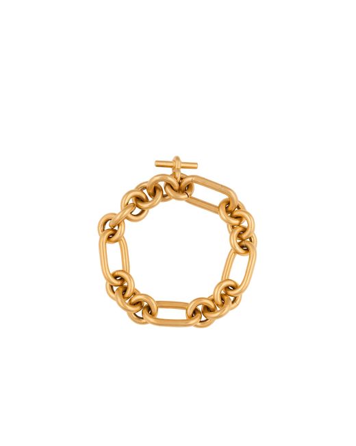 Balmain Metallic Sync Brass Chain Bracelet