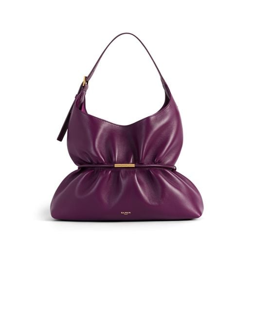 Balmain Purple Sphynx Medium Bag